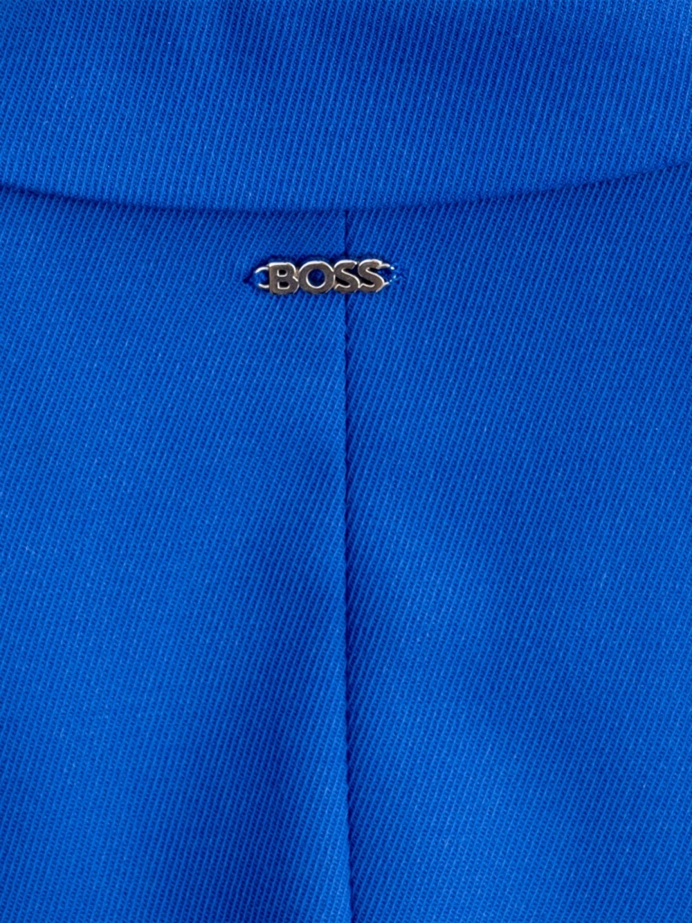NWT BOSS Jia Wrap Front One-button Wool Women's Blazer Blue $595 - Size 8 - Picture 11 of 13